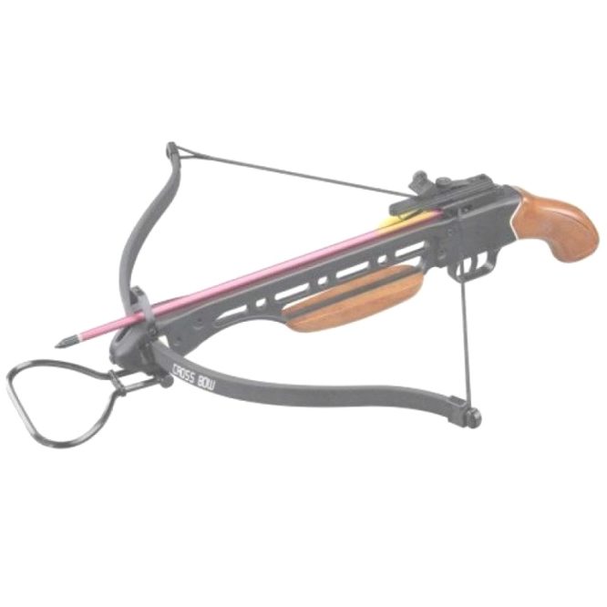 150LBS CROSSBOW WITH WOODEN HANDLE - Image 3