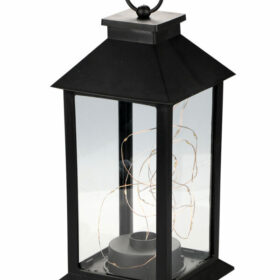 HOMEQUIP OCCASSIONAL LIGHTING 20 LED WIRE LIGHT LANTERN BATTERY OPERATED