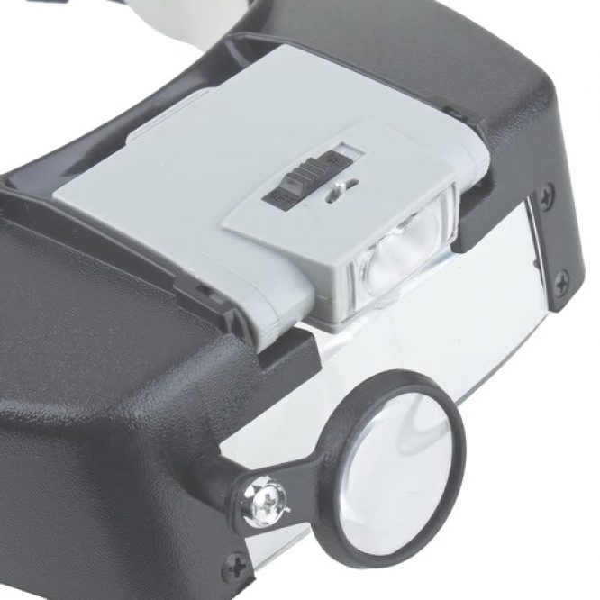 10X LED HEADBAND MAGNIFIER LIGHTED HEAD MAGNIFYING GLASS LOUPE WATCH REPAIR - Image 5