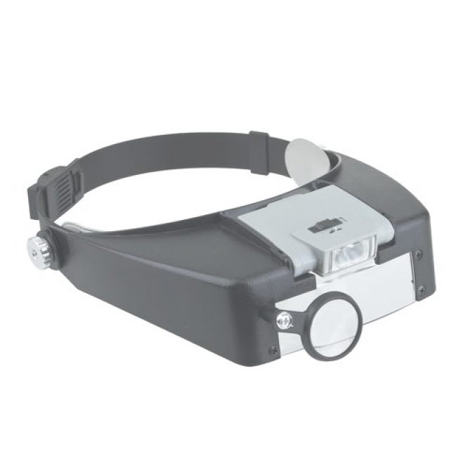 10X LED HEADBAND MAGNIFIER LIGHTED HEAD MAGNIFYING GLASS LOUPE WATCH REPAIR - Image 4