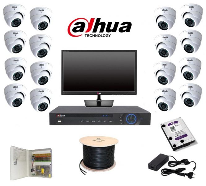 16CH HDCVI DOME / BULLET CAMERA CCTV COMBO