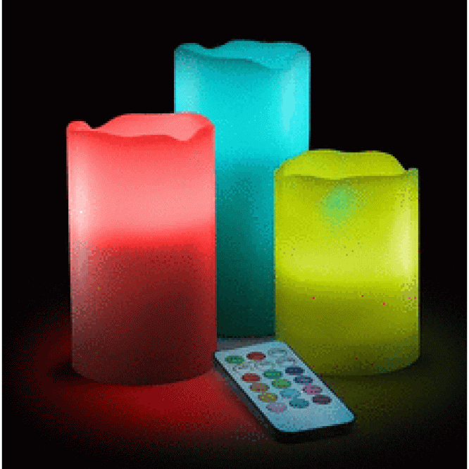LUMA CANDLES 12 Color LED Electronic Flameless Smokeless Candle - Image 2