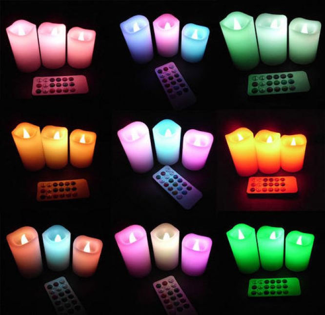 LUMA CANDLES 12 Color LED Electronic Flameless Smokeless Candle - Image 4