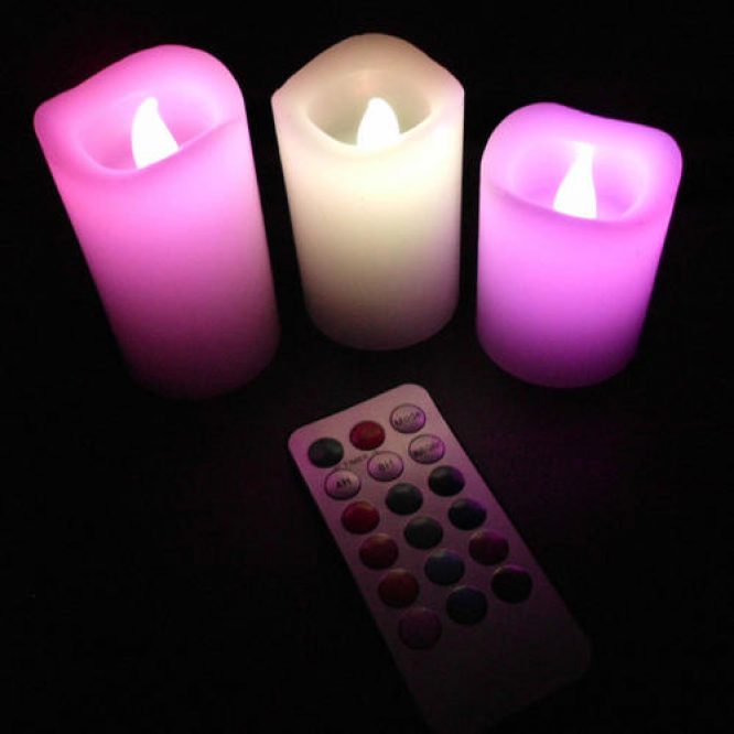 LUMA CANDLES 12 Color LED Electronic Flameless Smokeless Candle - Image 5
