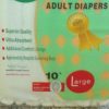 ADULT DIAPERS X PACK OF 10 UNITS