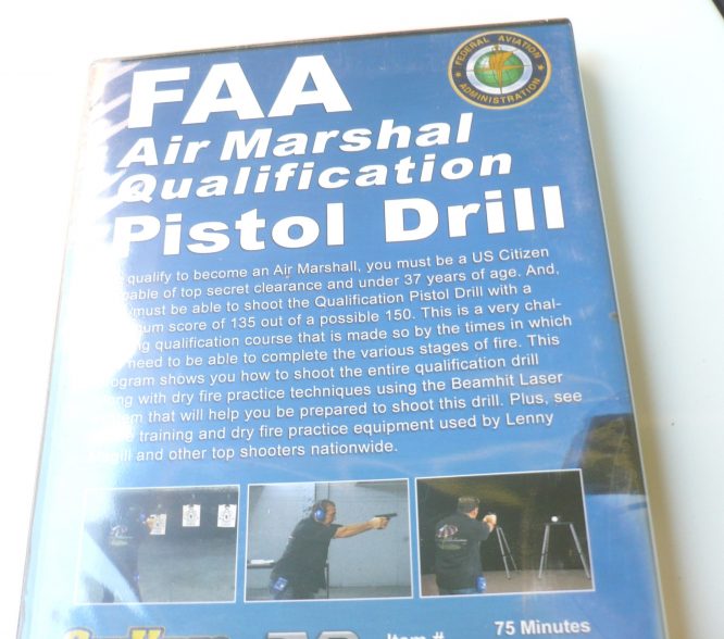 FAA AIR MARSHALL QUALIFICATION PISTOL DRILL DVD  - Image 2