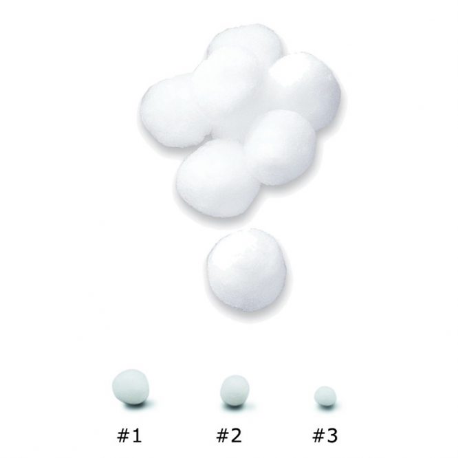 COTTON WOOL BALLS 500 X 1G BALLS