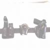 DUTY RIG LEATHER BELT WITH DOUBLE MAGAZINE POUCH & CUFF POUCH AND HOLSTER