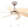 FAN TURBO SWIRL 6 BLADE 30 BLACK F7B OR AN TURBO SWIRL 6 BLADE 30 S.CHROME F7 Chrome