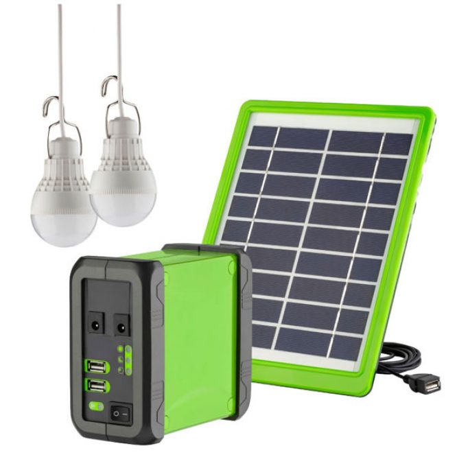SOLAR PANEL LIGHT KIT (2 LIGHTS) (Copy)