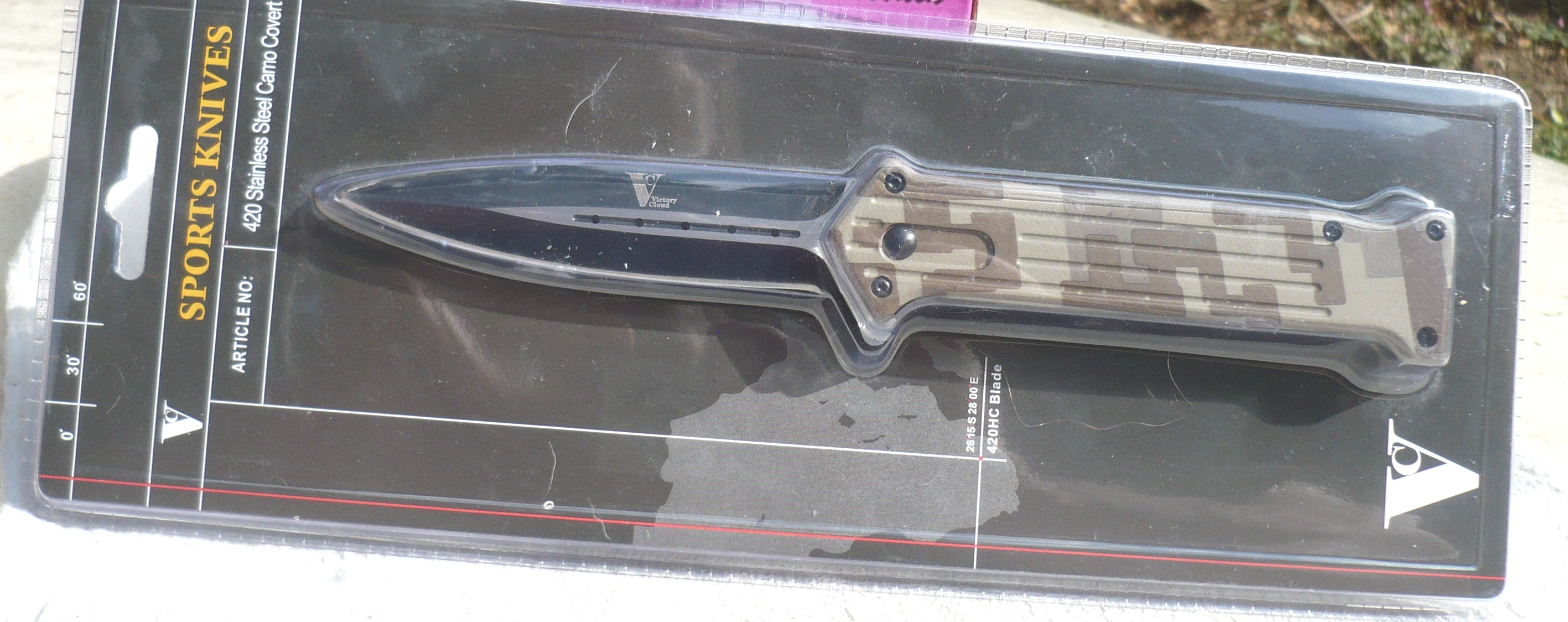CAMO VC 420 STAINLESS BLADE WITH HANDY BELT CLIP