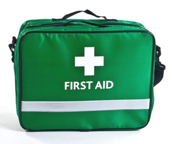 LARGE COMPREHENSIVE FIRST AID KIT IN NYLON BAG 