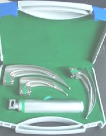 Laryngoscope Set Fibre Optic - 4 Blade Set