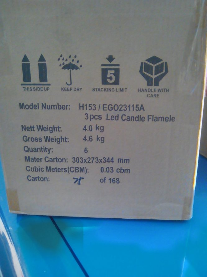 3Pcs LED Candle Flameless On/Off Remote Ivory H153 - Image 7