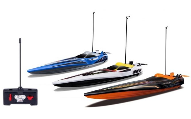 Maisto Die-Cast Model - Remote-Control Hydro Blaster Speed Boat without Batteries (3 Assorted) 