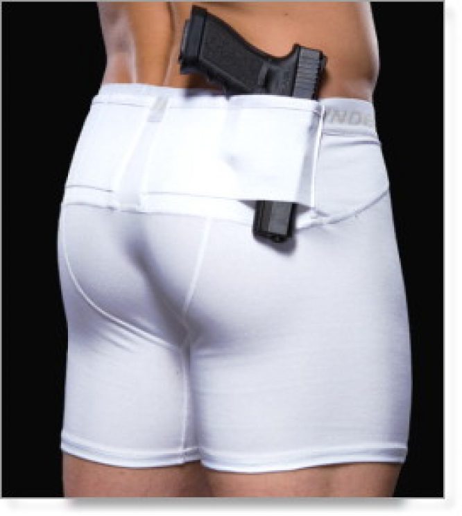 MEN'S CONCEALMENT SHORTS - BLACK, MEDIUM