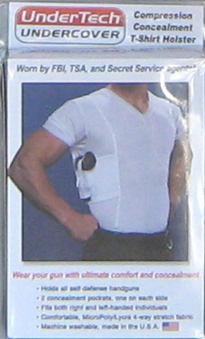 V-NECK CONCEALMENT SHIRT - BLACK, MEDIUM - Image 2