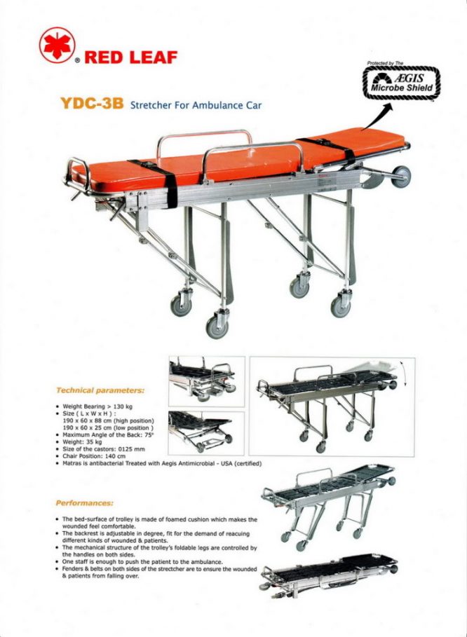 SELF LOADING AMBULANCE STRETCHER