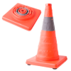 ROAD CONE - COLLAPSIBLE WITH FLASHING LIGHT 