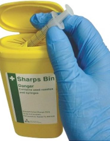SHARPS BIN (ROUND)