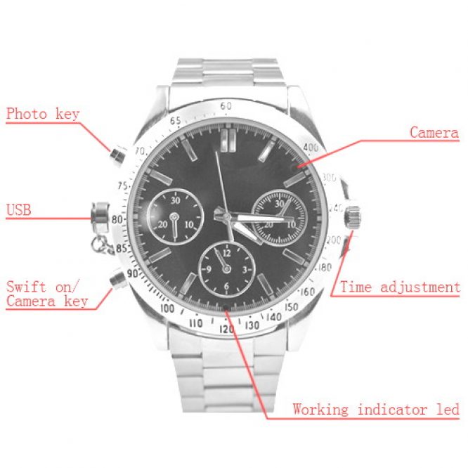 4GB WRIST SPY WATCH - VIDEO/VOICE RECORDING - HIDDEN CAMERA - Image 3