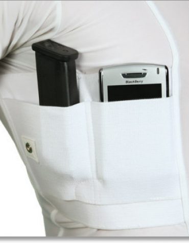 V-NECK CONCEALMENT SHIRT - BLACK, MEDIUM