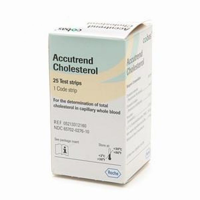 ACCUTREND CHOLESTEROL STRIP 25