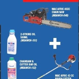 LANDSCAPING COMBO SPECIAL , Brush cutter + Chainsaw and Oil