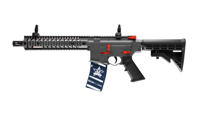 CROSMAN FULL AUTO 4.5MM STEEL BB RIFLE - PATRIOT EDITION - Image 3