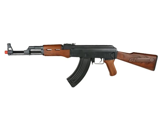 LANCER TACTICAL LT-728 AK47 AIRSOFT RIFLE - INCLUDING BATTERY & CHARGER - Image 4