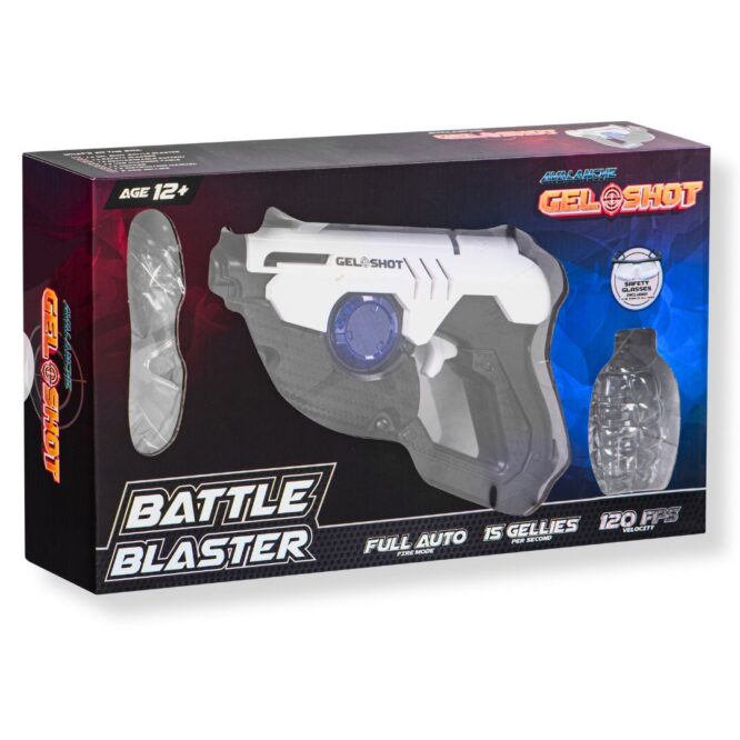 GEL SHOT BATTLE BLASTER - FULLY AUTOMATIC WITH 5000 GELLIES WATER BEADS - Image 3
